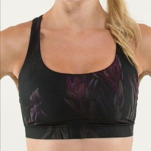 Lululemon Energy Bra in Midnight Iris Multi/Black